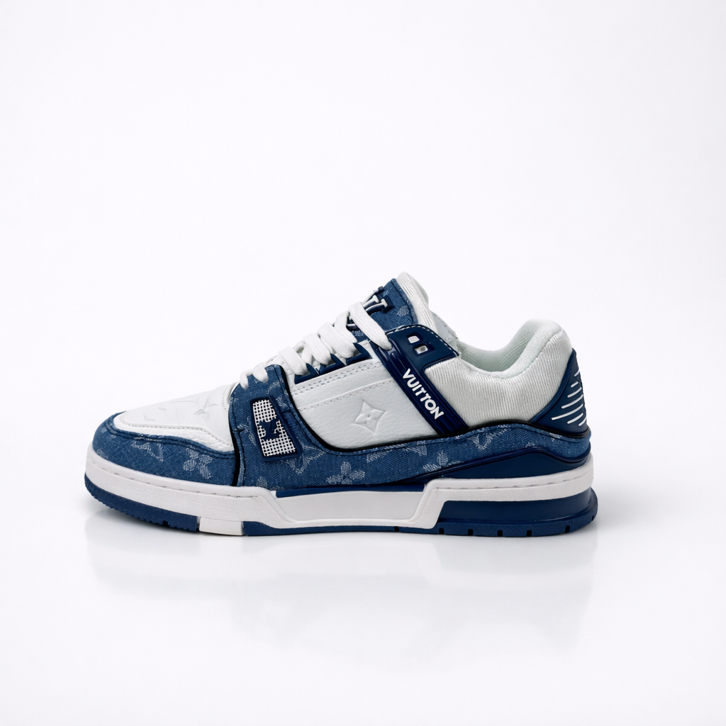 Louis Vuitton Trainer LV Azul Blanco TOP QUALITY