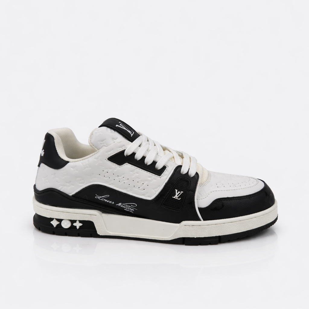 Louis Vuitton Trainer LV Black White Print