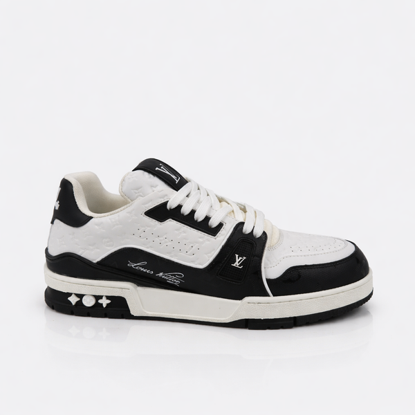 Louis Vuitton Trainer LV Black White Print