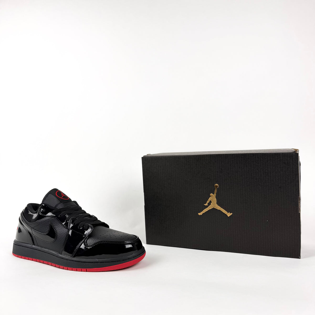 Air Jordan 1 Low Negro Rojo