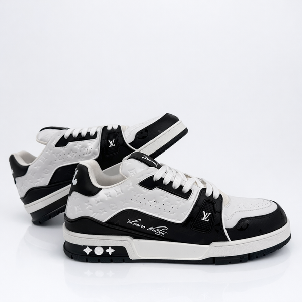 Louis Vuitton Trainer LV Black White Print